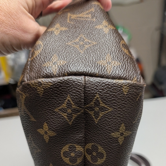 Louis Vuitton Dark Brown Monogram Tote - Picture 12 of 14